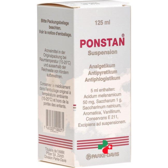 Ponstan 50 mg/5 ml 125 ml