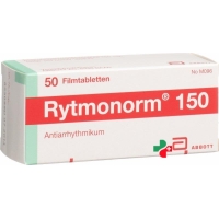 Ритмонорм 150 мг 50 таблеток покрытых оболочкой Ритмонорм 150 мг 50 таблеток покрытых оболочкой