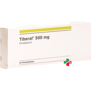 Tiberal 500 mg 10 filmtablets