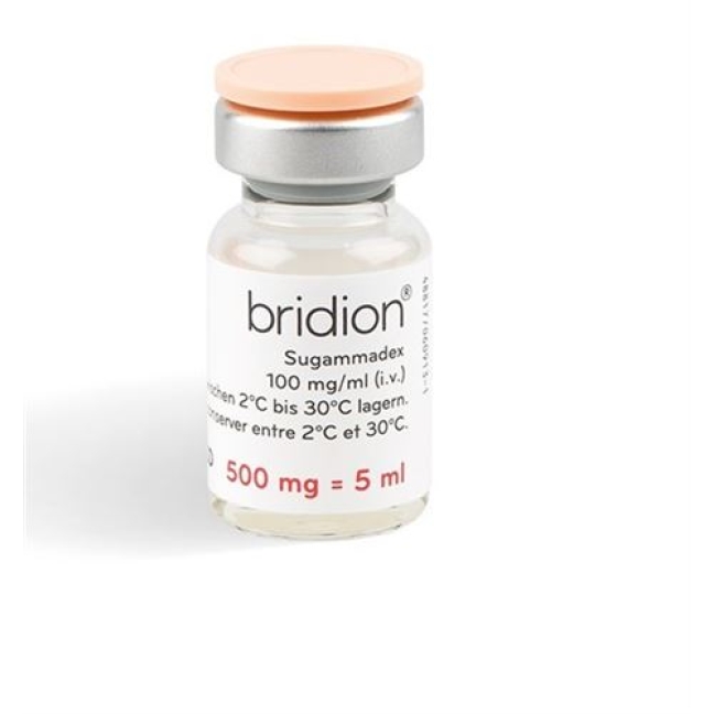 BRIDION INJ500 MG/5ML