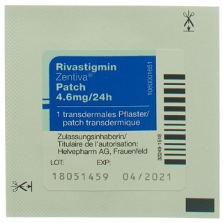 RIVASTIGMIN ZENTIV PATCH 4.6MG