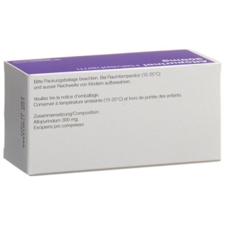 Allopurinol Helvepharm 300 mg 100 tablets