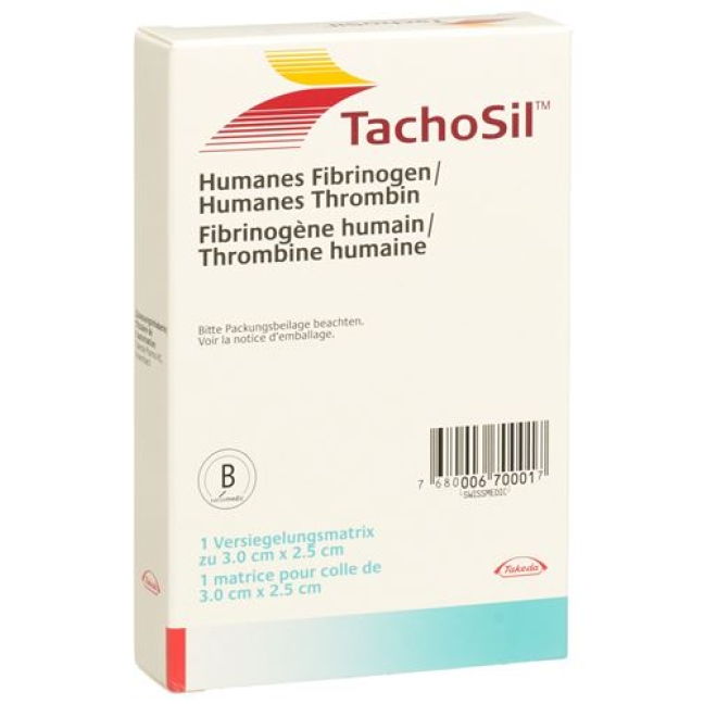 TACHOSIL VERSIEG MATRI 3X2.5CM