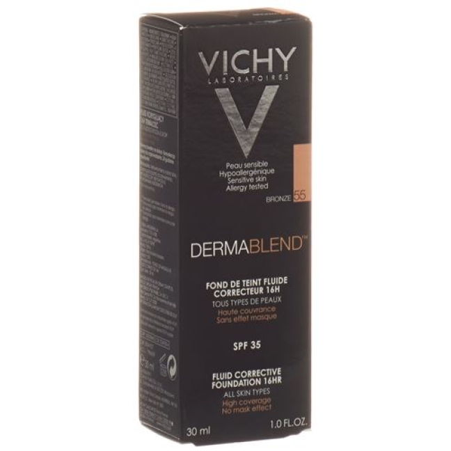 Vichy Dermablend Teintkorrigierendes Make-Up 55 Bronze 30мл