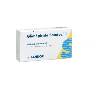 Glimepirid Sandoz 1 mg 30 tablets