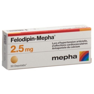 Felodipin Mepha 2.5 mg 30 Depotabs