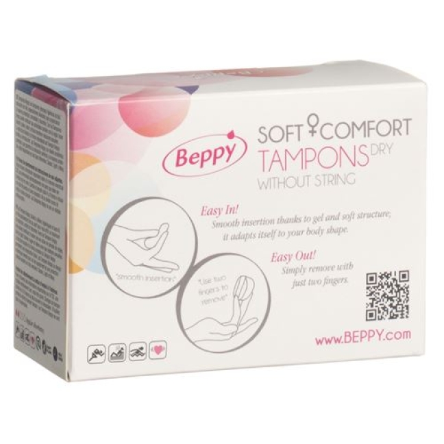 Beppy Soft Comfort Tampons Dry ohne Faden 8 штук