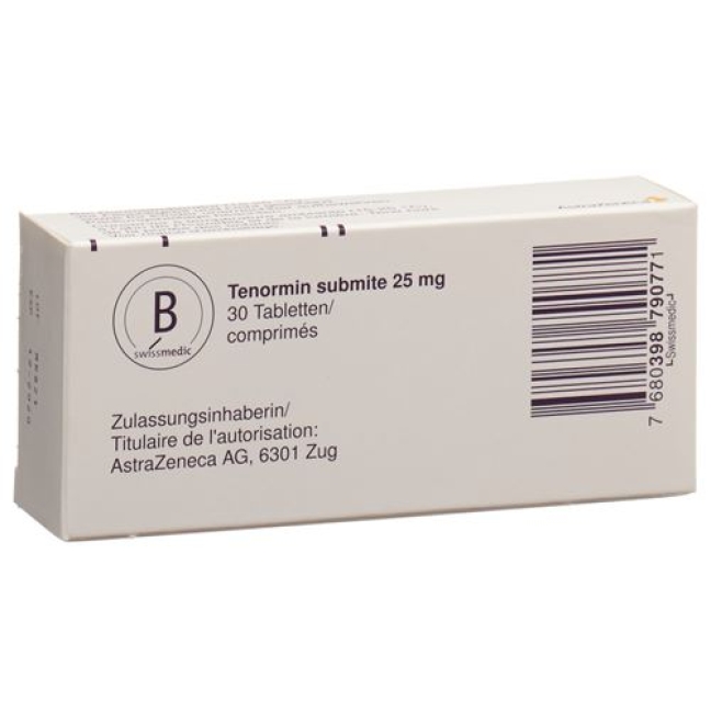 Tenormin Submite 25 mg 100 tablets