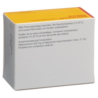 Valaciclovir Helvepharm 500 mg 30 filmtablets