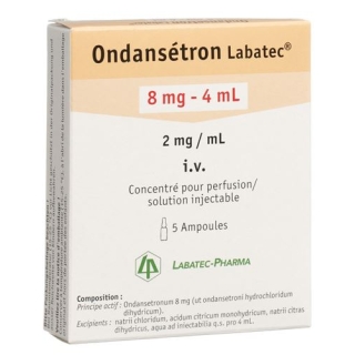 Ондансетрон Лабатек концентрат для инфузий 8 мг / 4 мл 5 ампул по 4 мл
