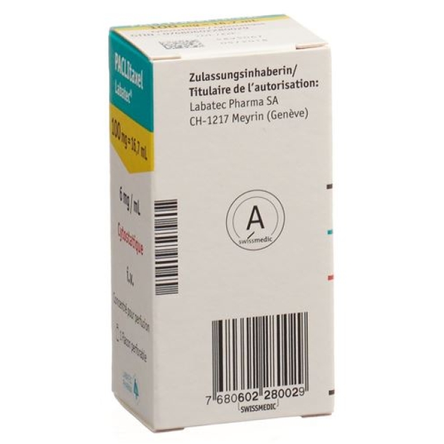 Paclitaxel 100 mg/16.7ml Durchstechflasche 20 ml Paclitaxel 100 mg/16.7ml Durchstechflasche 20 ml