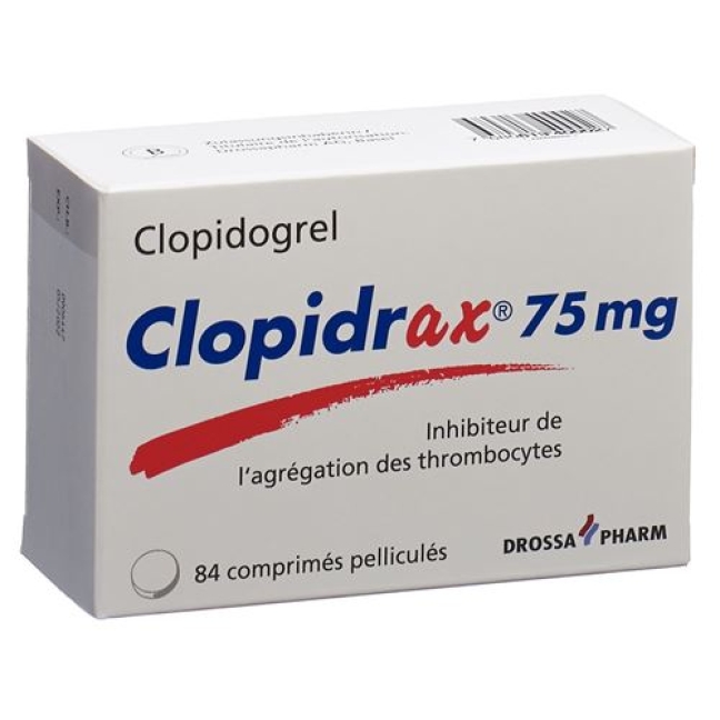 Clopidrax 75 mg 84 filmtablets