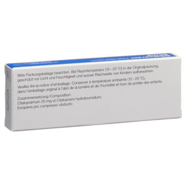 Citalopram Helvepharm 20 mg 14 filmtablets