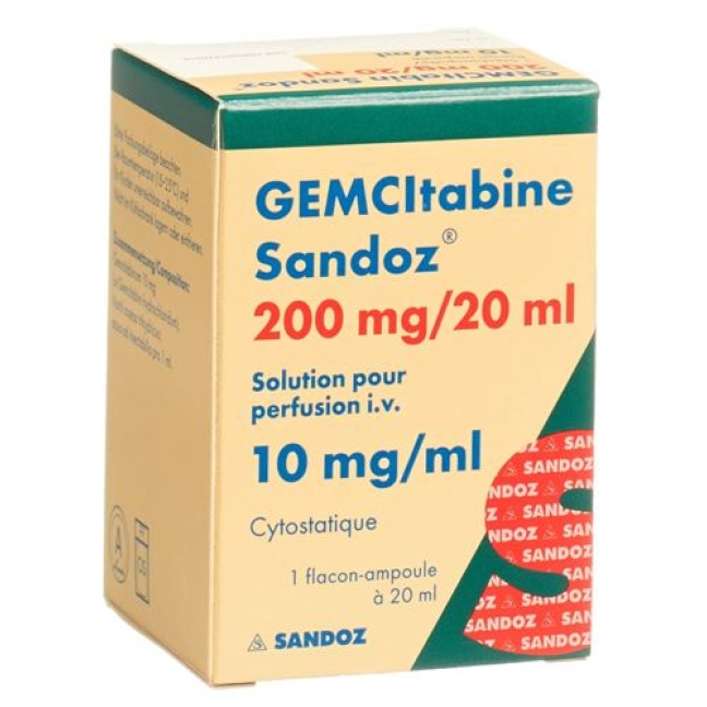 Gemcitabin Sandoz 200 mg/20 ml