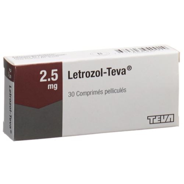 Letrozol Teva 2.5 mg 100 filmtablets