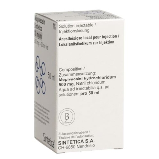 MEPIVACAIN SINT INJ 1% VIA