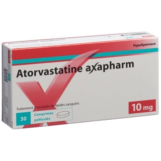 Atorvastatin Axapharm 10 mg 30 filmtablets