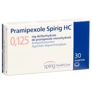 Pramipexol Spirig 0.125 mg 30 tablets