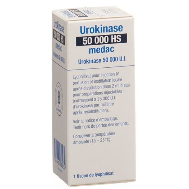 Urokinase Hs Medac 50000 E 