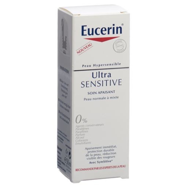 Eucerin Ultra Sensitive Beruhigende Pflege Normale und Mischhaut 50мл