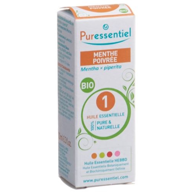 Puressentiel Pfeffer-Minze эфирное масло Bio 10мл Puressentiel Pfeffer-Minze эфирное масло Bio 10мл