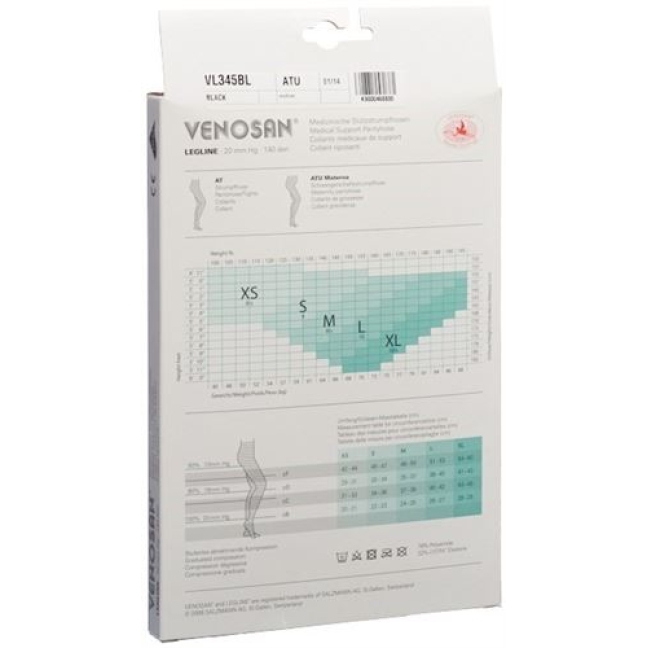 VENOSAN LEG20A-TM STHOS XS BLA