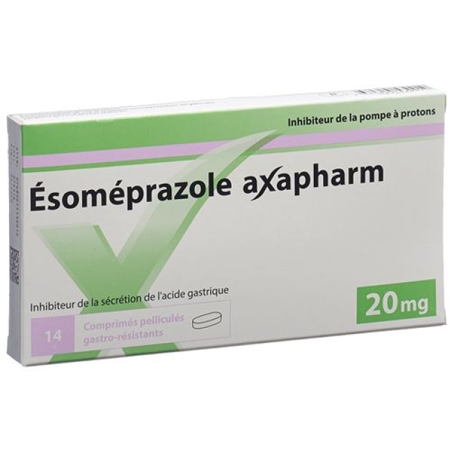 Esomeprazol Axapharm 20 mg 60 filmtablets