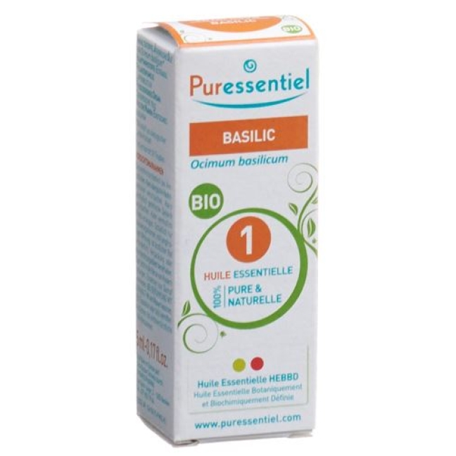 Puressentiel Basilikum эфирное масло Bio 5мл