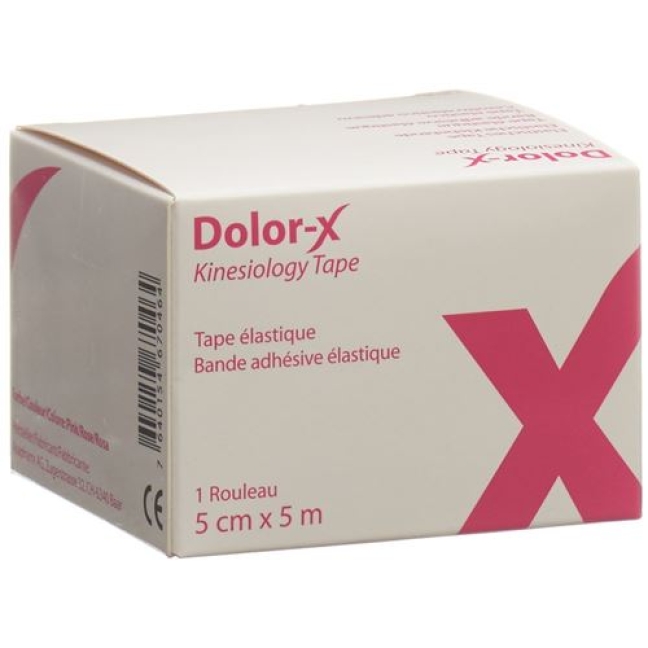 Dolor-x Kinesiology Tape 5см X 5m Pink