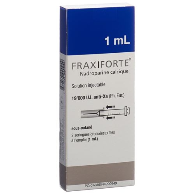 Fraxiforte 1 ml 2 Fertigspritzen Fraxiforte 1 ml 2 Fertigspritzen