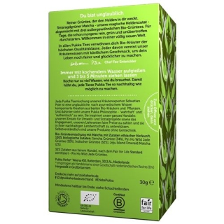 PUKKA MATCHA GREEN TEE BIO FAI