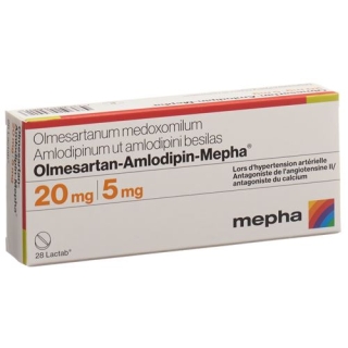 OLMESARTAN-AMLOD MEPHA 20/