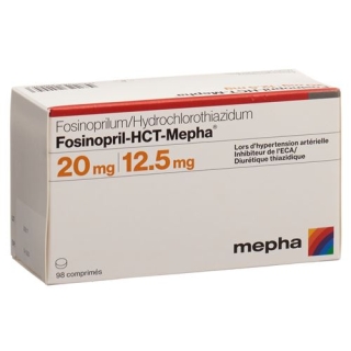 FOSINOPRIL-HCT MEPHA 20/12