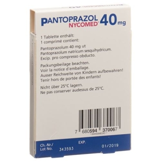 PANTOPRAZOL NYCOMED 40MG