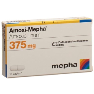 Amoxi Mepha 375 mg 16 Lactabs