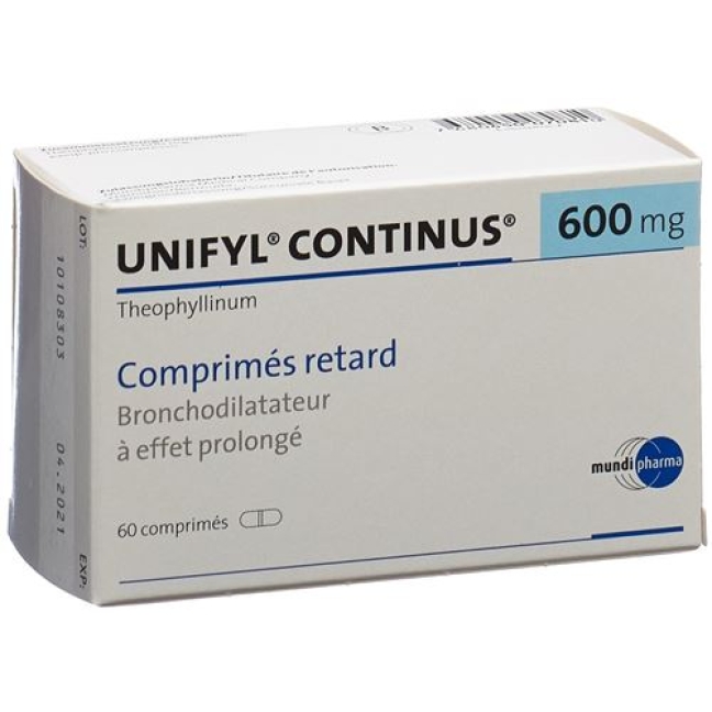 Unifyl Continus 600 mg 60 Retard tablets