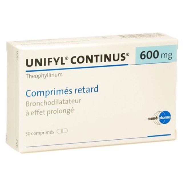 Unifyl Continus 600 mg 30 Retard tablets Unifyl Continus 600 mg 30 Retard tablets