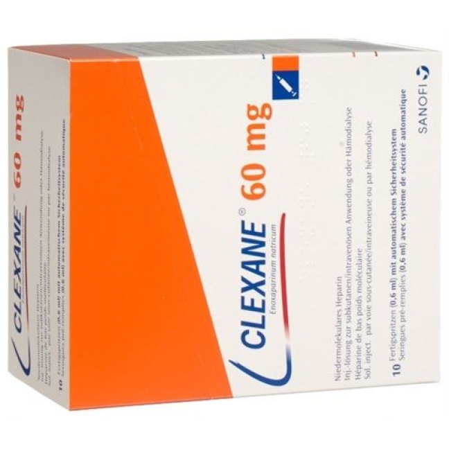 CLEXANE INJ LSG 60MG/0,6ML