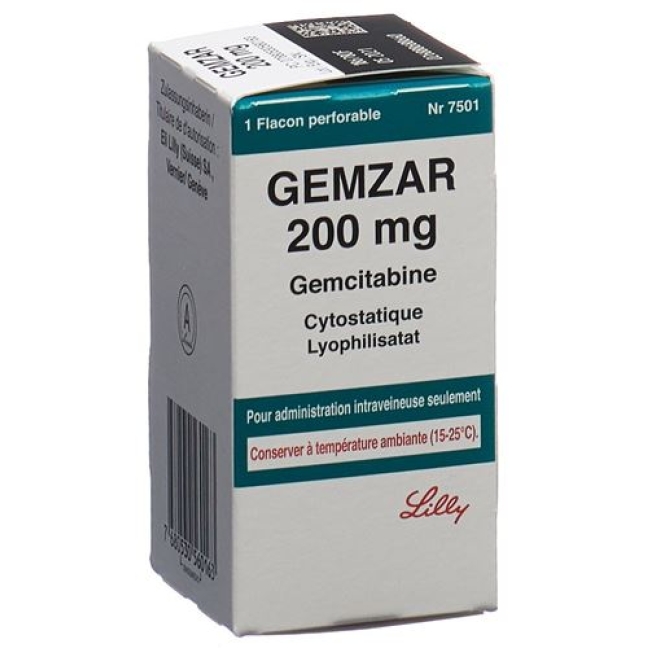 GEMZAR TROCKENSUB VIAL 200MG