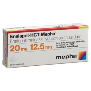 Enalapril HCT Mepha 20/12.5 mg 98 tablets