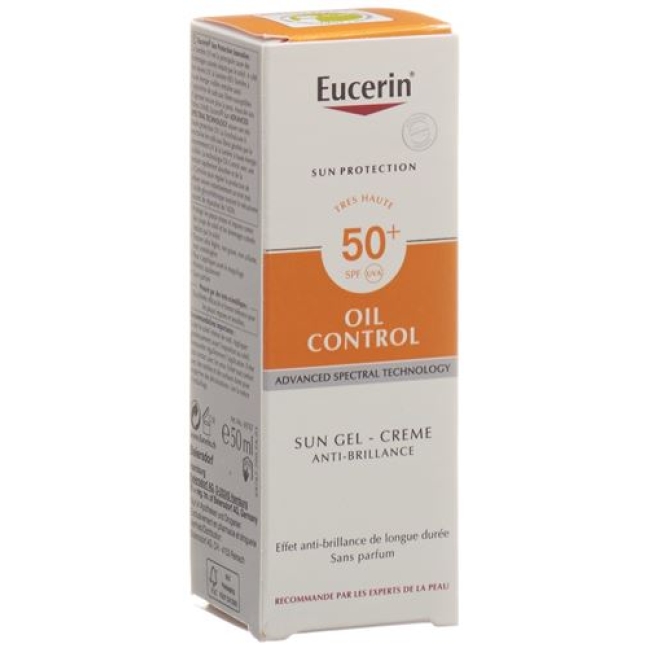 Eucerin Sun Gel-Creme Oil Control LSF 50+ 50мл