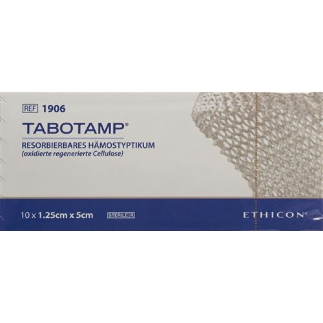 Tabotamp Original Resorbierbares Hamostyptikum 5x1.25см 10 штук