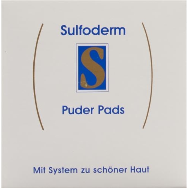 Sulfoderm S Puder Pads 3 штуки