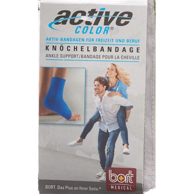 Bort Aktive Color Knochelbandage размер S -21см Blau