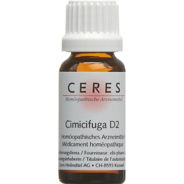 Ceres Cimicifuga D 2 Dilution 20мл