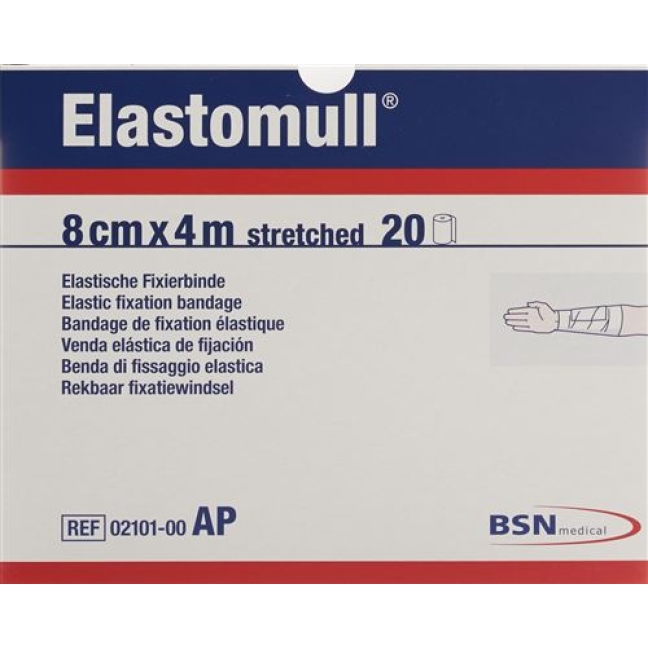 Elastomull марлевый бинт Weiss 4мX8см 20 штук