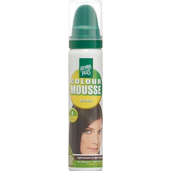 Henna Plus Colour Mousse Brown 4 75мл