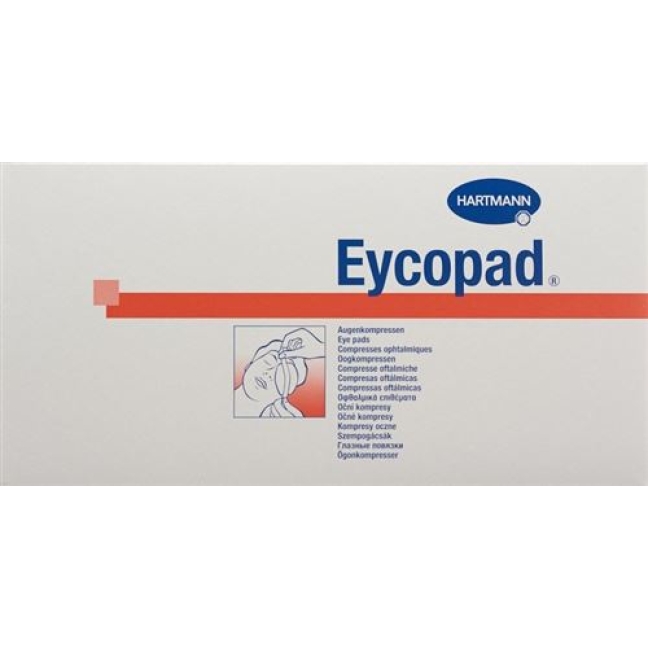 Eycopad Augenkompressen 70x85мм не стерильный 50 штук