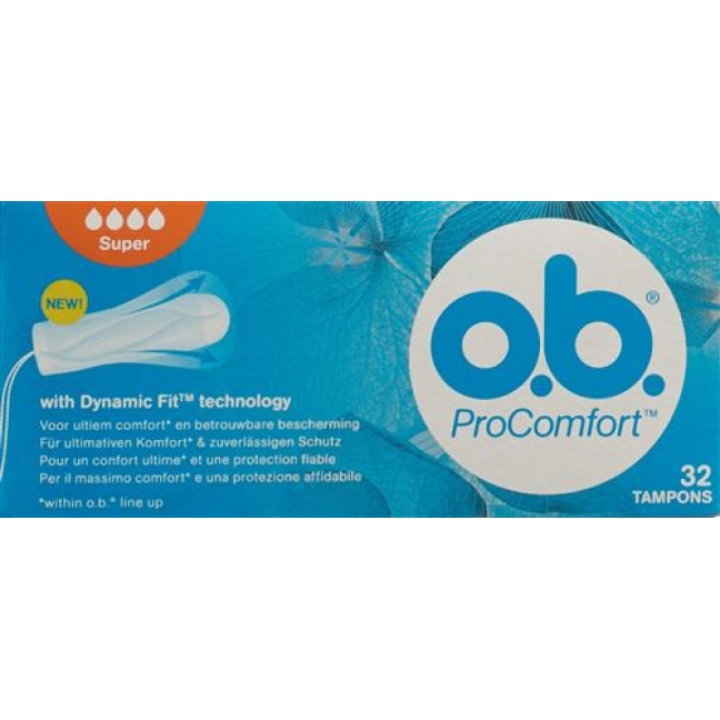 Ob Tampons Pro Comfort Super 32 штуки