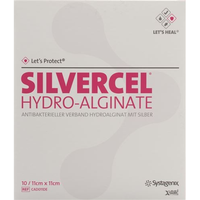 Let’s Protect Silvercel Hydroalginat Wundverband 11x11см 10 штук